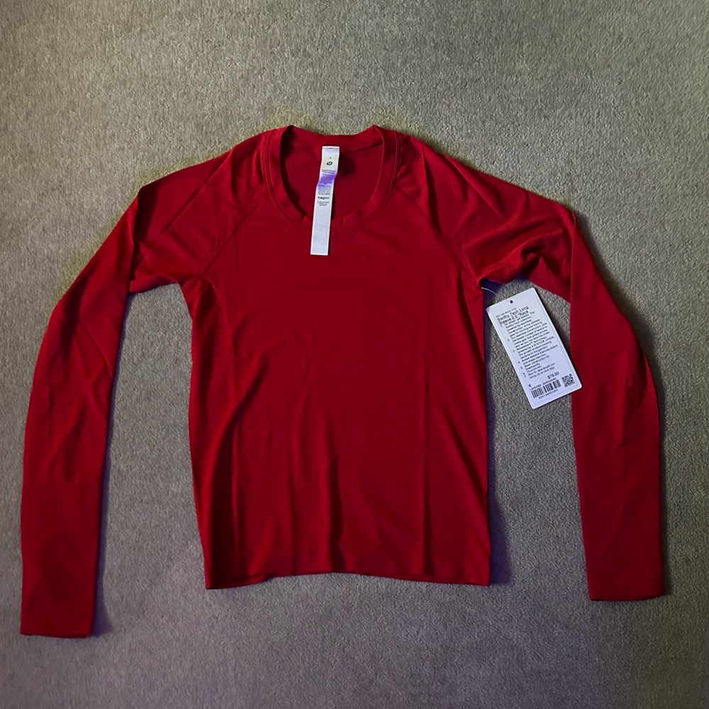 NEW Women’s Lululemon Swiftly Tech Long Sleeve 2.0 Race Cut Athletic Shirt